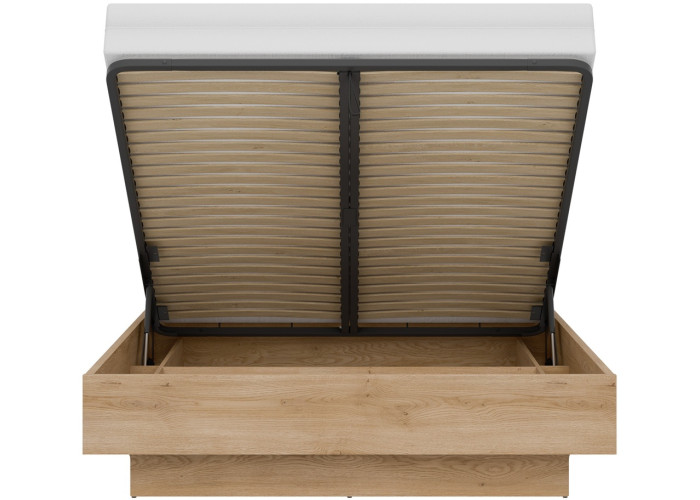 FERRO dub cremona FE18/160SP, manželská posteľ 160x200 cm s úložným priestorom a roštom