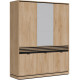 FERRO dub cremona FE09 šatníkovo-policová skriňa