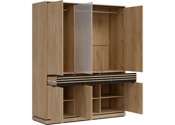 FERRO dub cremona FE09 šatníkovo-policová skriňa