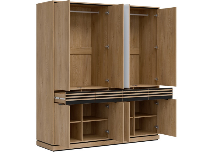 FERRO dub cremona FE11 šatníkovo-policová skriňa