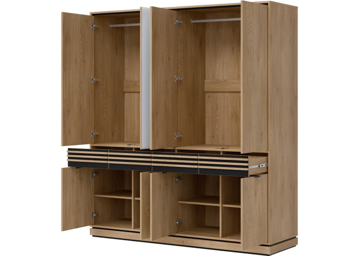 FERRO dub cremona FE11 šatníkovo-policová skriňa