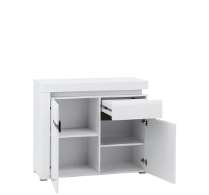 IRMA biela/biely lesk IM03, komoda