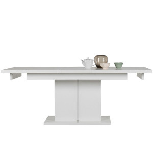 IRMA biela/biely lesk IM13-ST02, rozkladací jedálenský stôl 160-200x90 cm IRMA biela/biely lesk IM13-ST02, rozkladací jedálenský stôl 160-200x90 cm