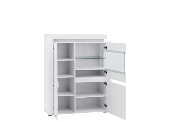 IRMA biela/biely lesk IM05, vitrína