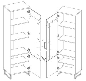 IVO IV08, policová skriňa