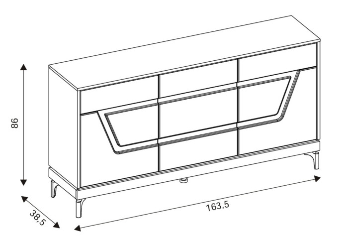 KRIS KS03 komoda KRIS KS03 komoda