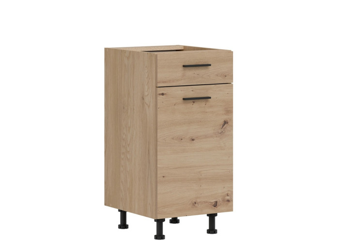 PATI dub artisan PK13/PF14, dolná kuchynská skrinka so zásuvkou 40 cm