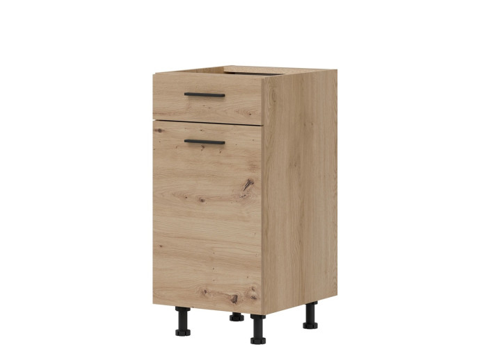 PATI dub artisan PK13/PF14, dolná kuchynská skrinka so zásuvkou 40 cm