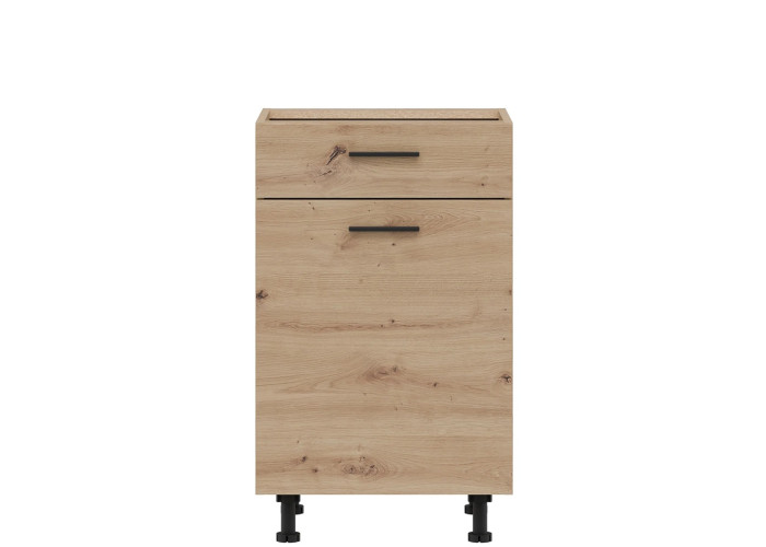 PATI dub artisan PK15/PF16, dolná kuchynská skrinka so zásuvkou 50 cm