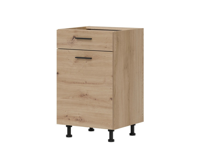 PATI dub artisan PK15/PF16, dolná kuchynská skrinka so zásuvkou 50 cm