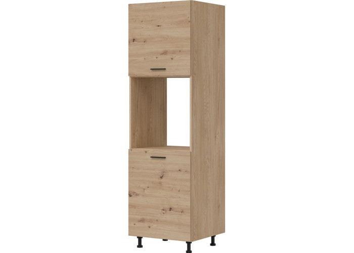 PATI dub artisan PK24/PF23 vysoká skrinka na vstavanú rúru v šírke 60 cm
