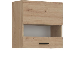 PATI dub cremona PK05/PF34 horná kuchynská skrinka so sklom 60 cm