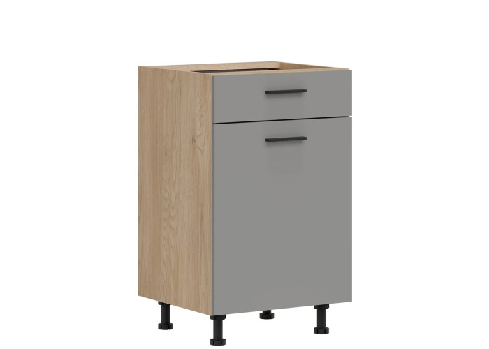 PATI svetlý grafit PK15/PF16, dolná kuchynská skrinka so zásuvkou 50 cm PATI svetlý grafit PK15/PF16, dolná kuchynská skrinka so zásuvkou 50 cm