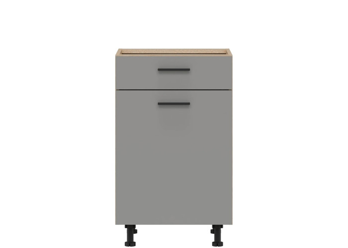 PATI svetlý grafit PK15/PF16, dolná kuchynská skrinka so zásuvkou 50 cm PATI svetlý grafit PK15/PF16, dolná kuchynská skrinka so zásuvkou 50 cm