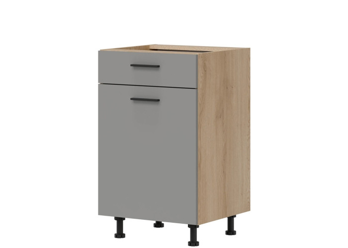 PATI svetlý grafit PK15/PF16, dolná kuchynská skrinka so zásuvkou 50 cm PATI svetlý grafit PK15/PF16, dolná kuchynská skrinka so zásuvkou 50 cm