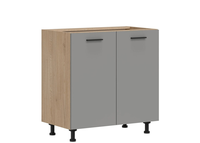 PATI svetlý grafit PK20/PF20, dolná kuchynská skrinka 80 cm