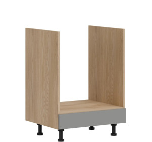 PATI svetlý grafit PK19/PF19, dolná kuchynská skrinka na vstavanú rúru 60 cm