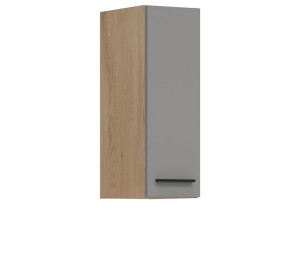 PATI svetlý grafit PK01/PF01 horná kuchynská skrinka 20 cm