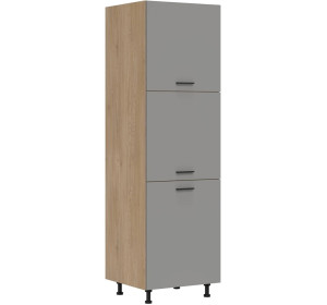 PATI svetlý grafit PK24/PF23/PF24 vysoká potravinová skriňa 60 cm