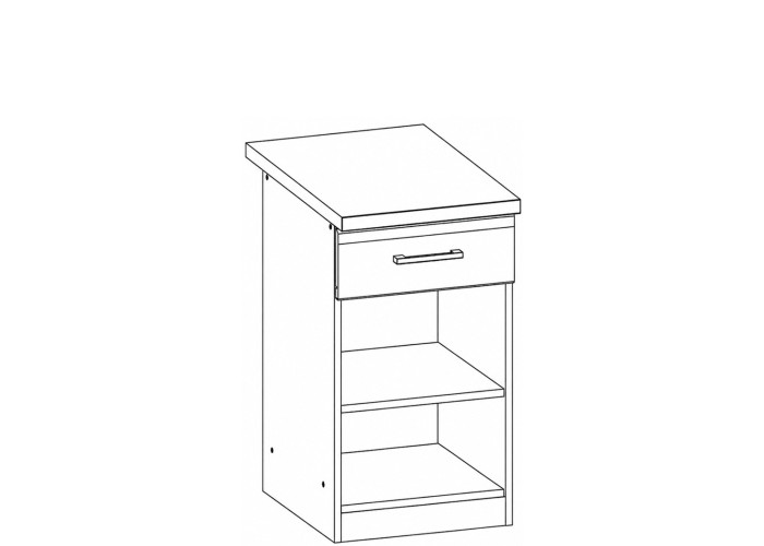ELIZA EZ11/D40S1 dub wenge, dolná skrinka  so zásuvkou v šírke 40 cm