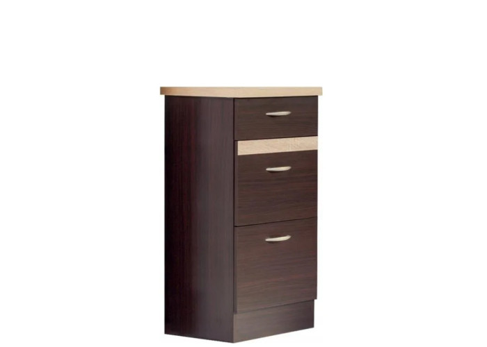 ELIZA EZ12/D40S3 dub wenge, dolná zásuvková skrinka v šírke 40 cm