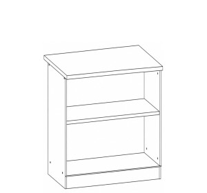 ELIZA EZ14/D60 dub wenge, dolná skrinka v šírke 60 cm