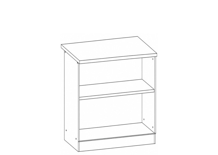 ELIZA EZ14/D60 dub wenge, dolná skrinka v šírke 60 cm