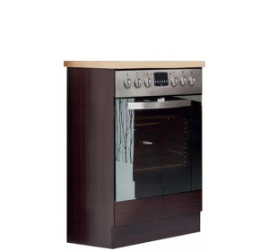 ELIZA EZ15/D60P dub wenge, dolná skrinka na vstavaný sporák v šírke 60 cm