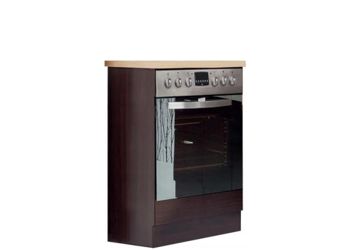 ELIZA EZ15/D60P dub wenge, dolná skrinka na vstavaný sporák v šírke 60 cm