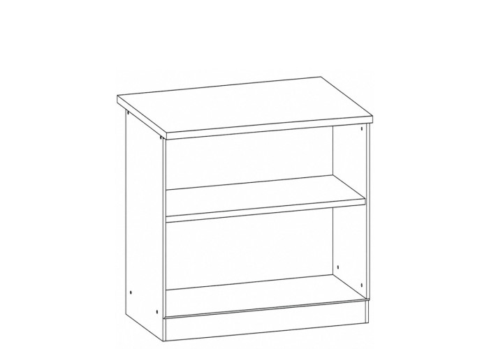 ELIZA EZ16/D80 dub wenge, dolná skrinka v šírke 80 cm