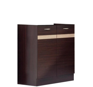 ELIZA EZ17/D80Z dub wenge, dolná drezová skrinka v šírke 80 cm