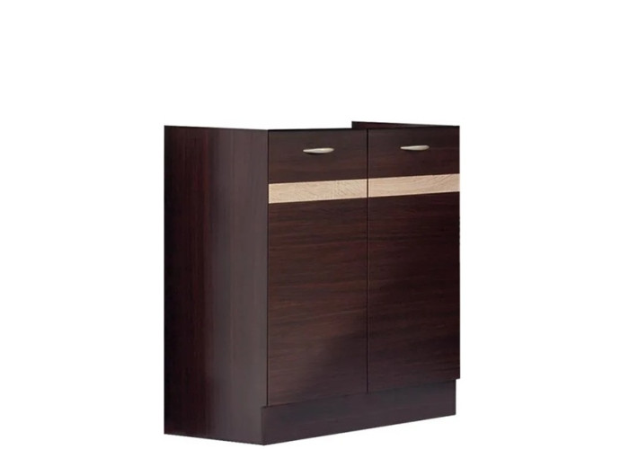 ELIZA EZ17/D80Z dub wenge, dolná drezová skrinka v šírke 80 cm