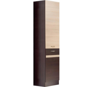 ELIZA EZ19/D50C dub wenge, vysoká skrinka v šírke 50 cm