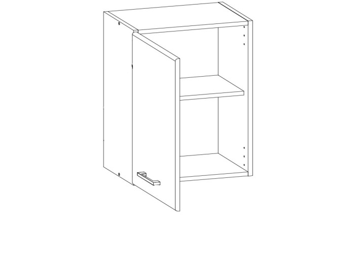 ELIZA EZ02/G50, horná skrinka v šírke 50 cm