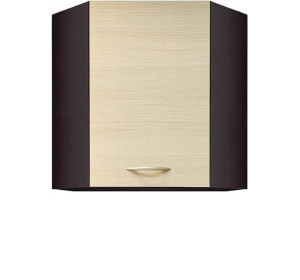 ELIZA EZ07/G60NW, horná rohová skrinka v šírke 60x60 cm