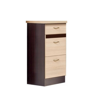 ELIZA EZ12/D40S3 rijeka svetlá, dolná zásuvková skrinka v šírke 40 cm