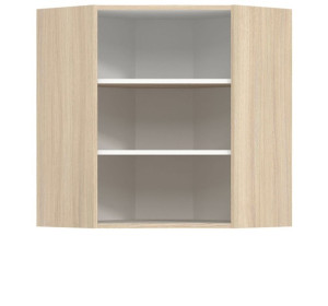 MODENA rijeka tmavá MD10/G60NW, horná rohová skrinka v šírke 60x60 cm MODENA rijeka tmavá MD10/G60NW, horná rohová skrinka v šírke 60x60 cm