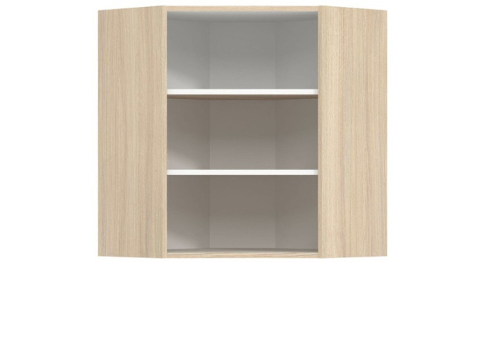 MODENA rijeka tmavá MD10/G60NW, horná rohová skrinka v šírke 60x60 cm