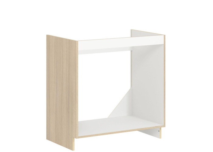 MODENA rijeka tmavá MD19/D80Z, dolná drezová skrinka v šírke 80 cm