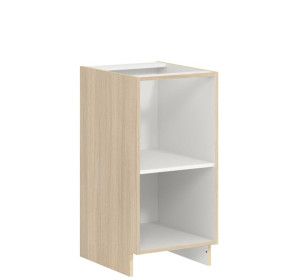 MODENA buk/biely lesk MD27/D40, dolná skrinka v šírke 40 cm