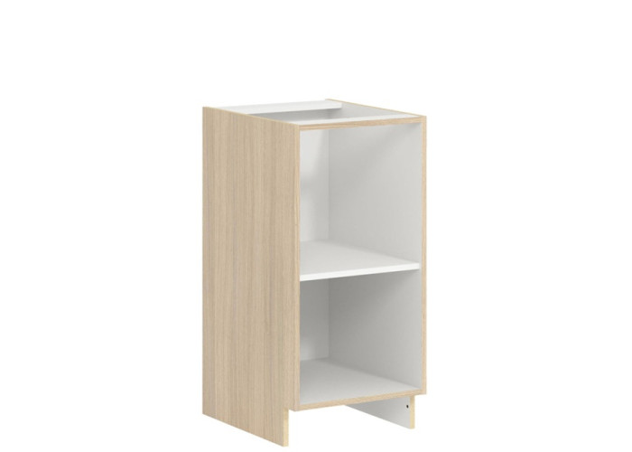 MODENA buk/biely lesk MD27/D40, dolná skrinka v šírke 40 cm