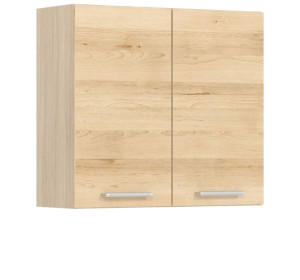 MODENA buk/biely lesk MD26/G80, horná skrinka v šírke 80 cm