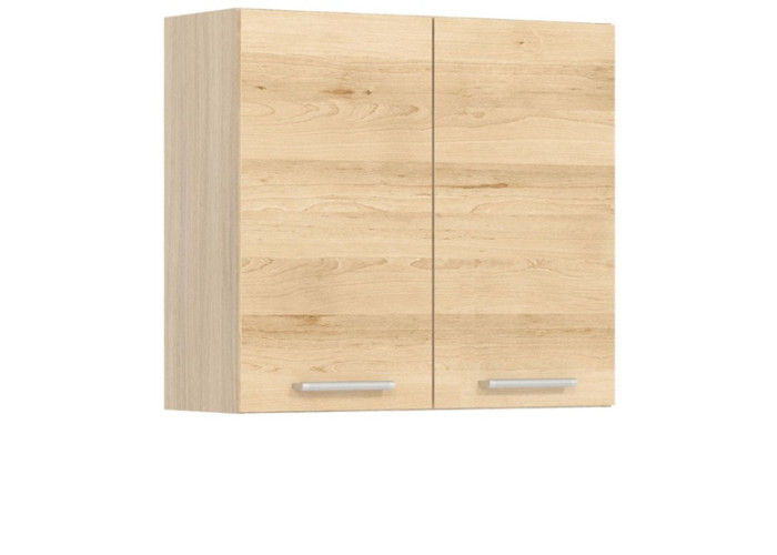 MODENA buk/biely lesk MD26/G80, horná skrinka v šírke 80 cm