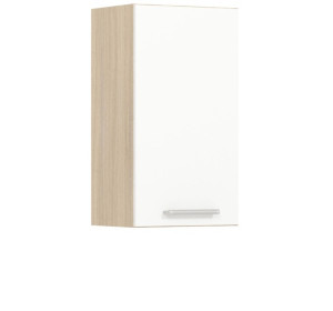 MODENA biely lesk/grafit matný MD03/G40, horná skrinka v šírke 40 cm