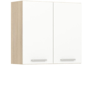 MODENA biely lesk/grafit matný MD26/G80, horná skrinka v šírke 80 cm