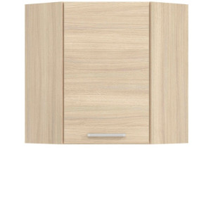 MODENA rijeka svetlá MD10/G60NW, horná rohová skrinka v šírke 60x60 cm