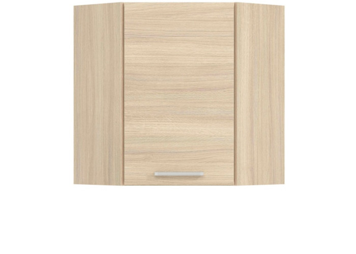 MODENA rijeka svetlá MD10/G60NW, horná rohová skrinka v šírke 60x60 cm