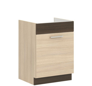 MODENA rijeka svetlá MD18/D60Z, dolná drezová skrinka v šírke 60 cm