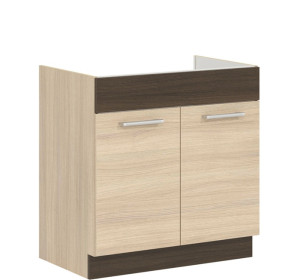 MODENA rijeka svetlá MD19/D80Z, dolná drezová skrinka v šírke 80 cm