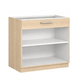 MODENA rijeka tmavá MD20/D80S1, dolná skrinka so zásuvkou v šírke 80 cm MODENA rijeka tmavá MD20/D80S1, dolná skrinka so zásuvkou v šírke 80 cm